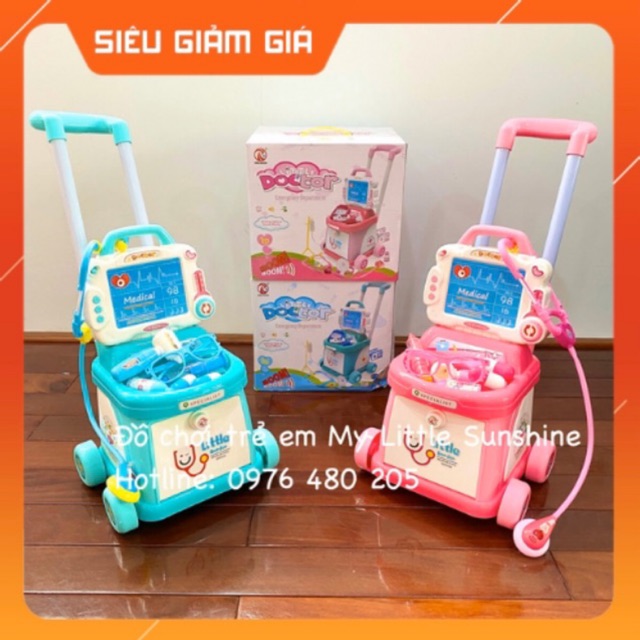 ĐỒ CHƠI XE ĐẨY BÁC SĨ CỠ LỚN CHO BÉ