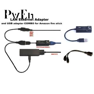 Buffering Reducing LAN Ethernet Adapter for AMAZON FIRE TV 3 or STICK GEN 2
