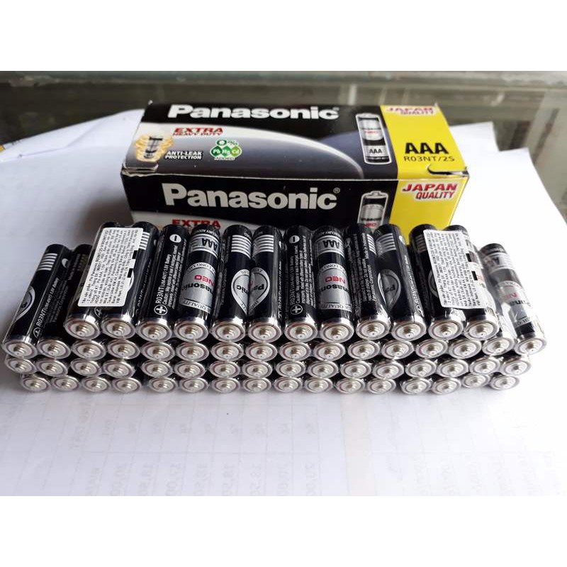 Pin Đũa AAA R03 Panasonic Neo Carbon R03NT 1.5V (1 Vỉ = 4 Viên Pin)