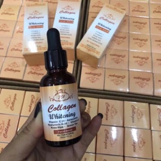 Bộ combo serum+kem collagen plus vit E