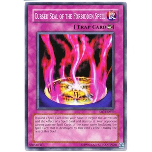 Thẻ bài Yugioh - TCG - Cursed Seal of the Forbidden Spell / IOC-EN049'