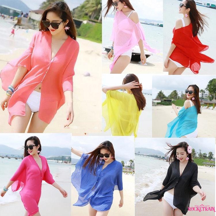Áo choàng mặc ngoài bikini thịnh hành cho nữ