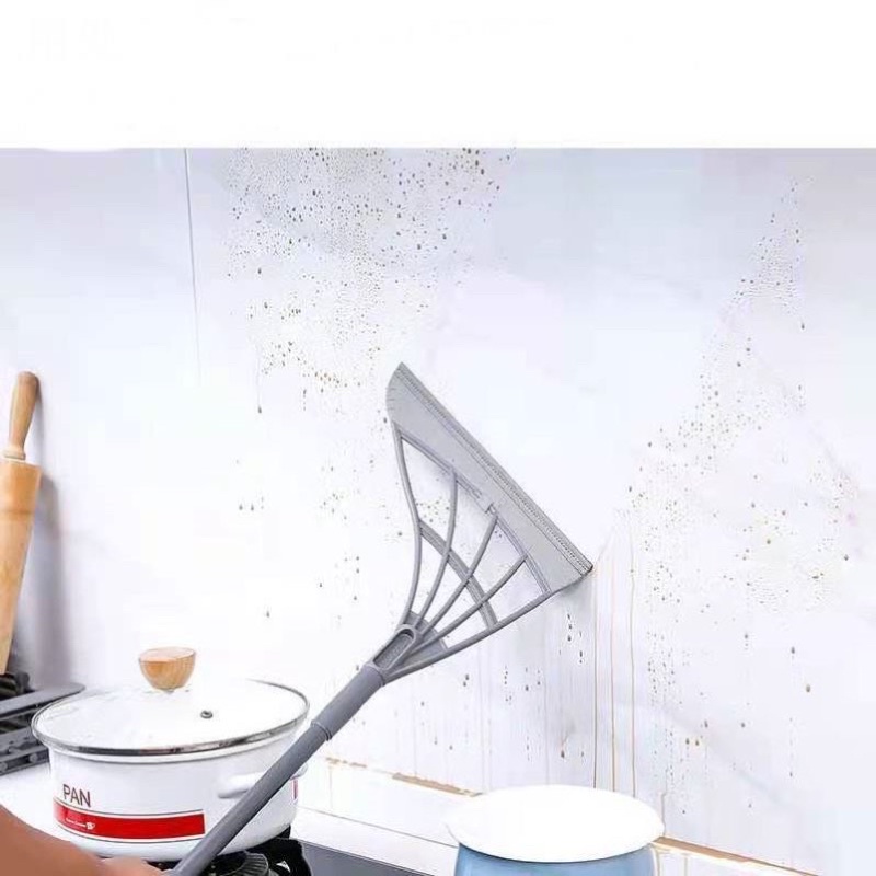 Chổi Gạt Nước Thông Minh Bằng Silicone ,Bộ Chổi Quét Sàn Nhà Không Dính Có Thể Tháo Gỡ