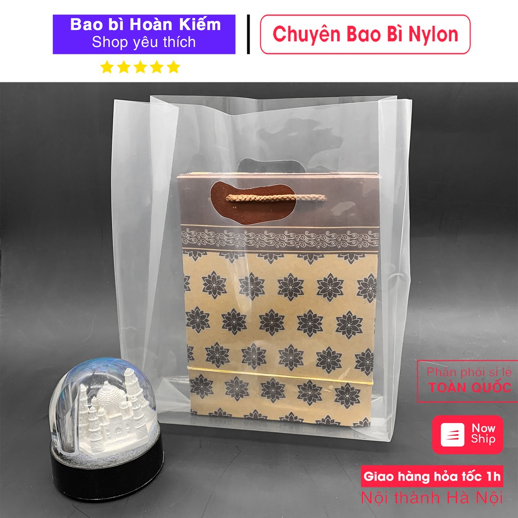 SIÊU SALE 1KG Túi Nilong PE Trong Suốt Đóng Hàng Cho Shop Cao Cấp💥 HD Pe 💥 Túi Hột Xoài Trong Dẻo Dai Bóng Đẹp Đủ Cỡ