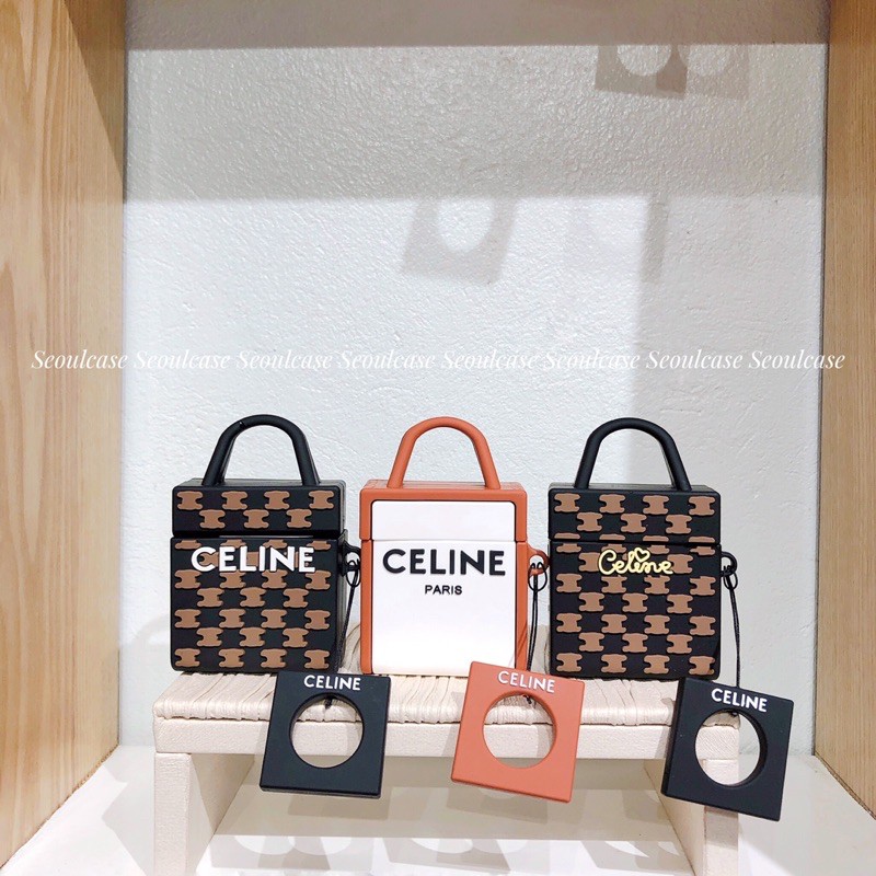 Case vỏ ốp bao đựng tai nghe không dây Airpods 1 2 pro Túi Celine