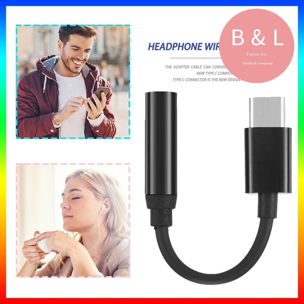 Bộ chuyển đổi mini type-c sang 3.5mm usb 3.1 type-c sang 3.5 aux chuyên dùng