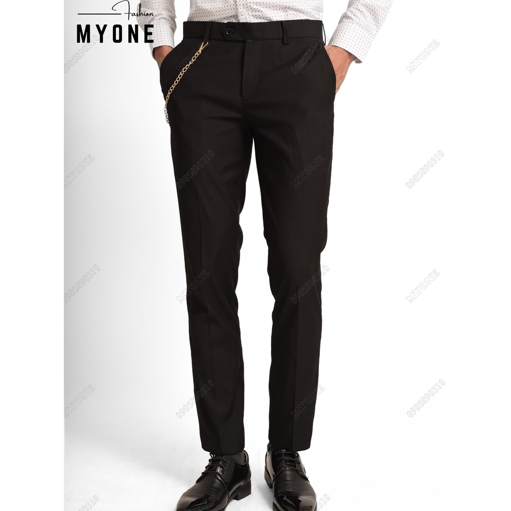 Quần âu nam, form slimfit, 6 màu, chất liệu cotton, co giãn tốt, MyOne