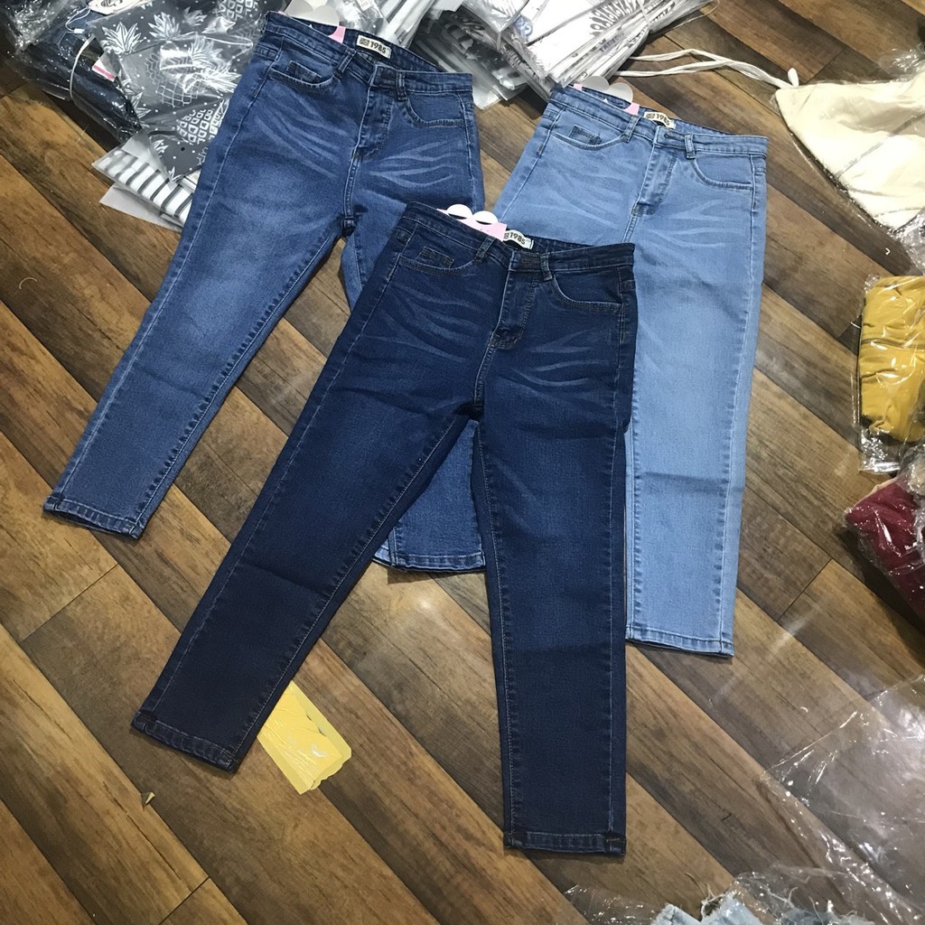 [Mã WASTCOOL giảm 15% tối đa 50K đơn 99K] HÌNH THẬT BÊN TRONG = QUẦN JEAN NỮ 9 TẤC PHONG CÁCH DƯƠNG MỊCH 0101