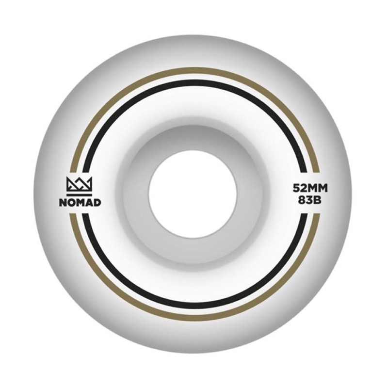 Bộ Bánh Ván Trượt NOMAD 100A LOGO GOLD BLACK WHEELS 52MM