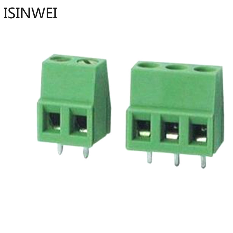 5 Đầu nối khối đầu cuối KF128 KF128L 2P 3P 3.81mm PCB tiện dụng