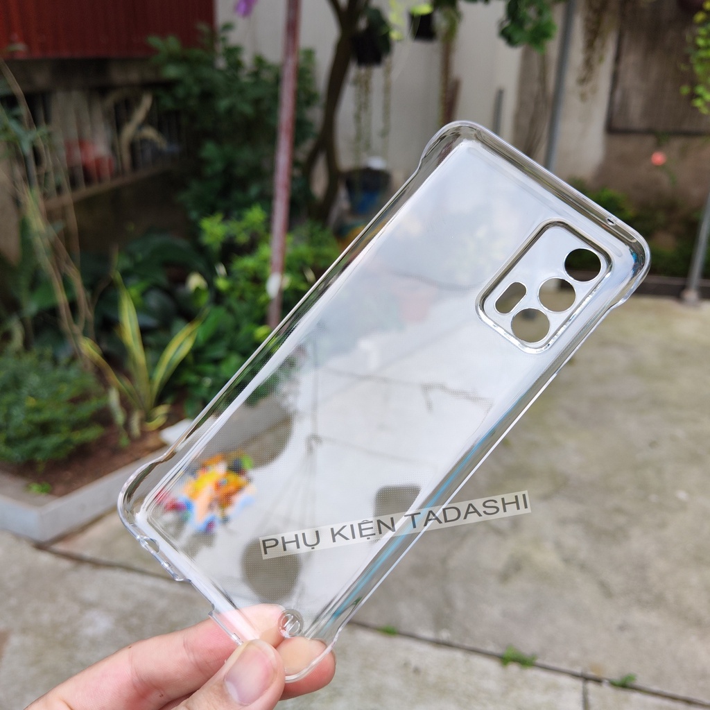 Ốp Lưng Trong Suốt KHÔNG VIỀN Realme Q5 Pro/ Q3 Pro/ GT 5G/ GT Neo/ GT Neo2 Nhựa PC Cứng Siêu Mỏng Nhẹ, Gờ Bảo Vệ Camera