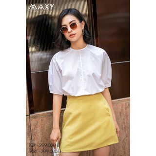 Áo nữ kiểu rút dây sau lưng drawstring top Maxy Workshop