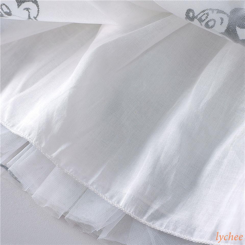 Chân váy xòe in hình chuột Mickey xinh xắn cho bé gái