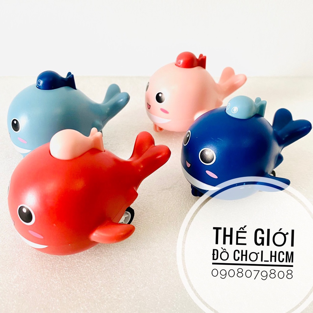 [NHẤN CÓT LÀ CHẠY] Đồ chơi trẻ em rùa con/ cá heo chạy bằng cót nhấn dành cho bé thích mô hình xe ô tô