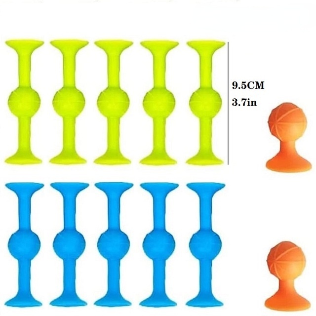 Bộ Đồ Chơi Phi Tiêu Dính Bóng Chày Bằng Silicon Cho Trẻ Em Và Người Lớn