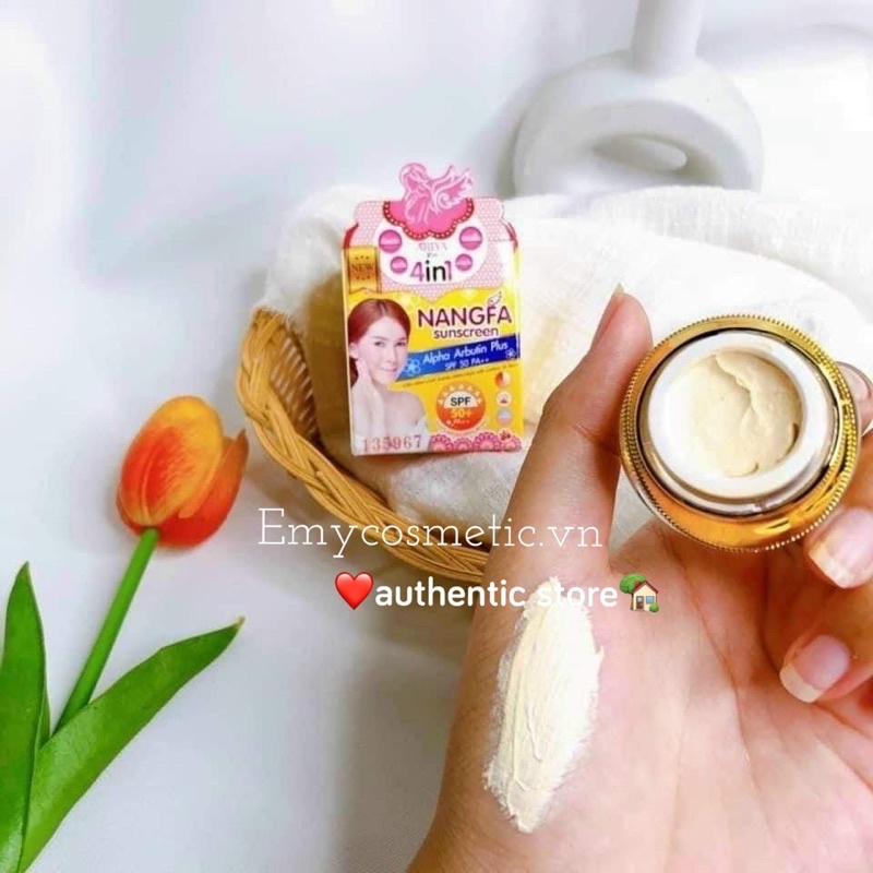 KEM CHỐNG NẮNG TRẮNG DA NANGFA SUNSCREEN THÁI LAN