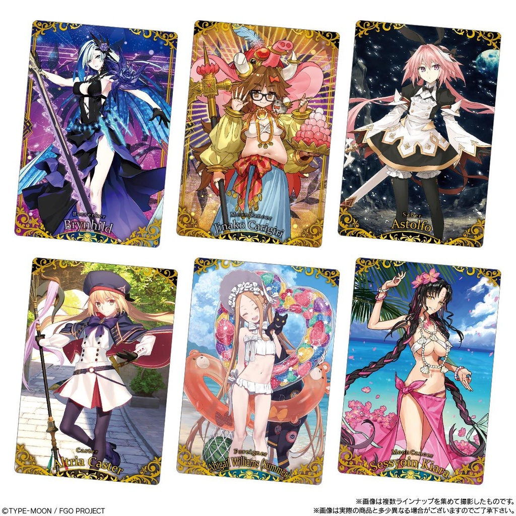 [ Dưa Hấu Yugioh ] Bánh xốp Fate/Grand Order FGO hộp 10 nhập từ Nhật