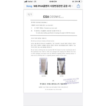 SỮA RỬA MẶT CÂN BẰNG DA PHA 5.5 pH Blancing PHA Cleansing Foam 130ml