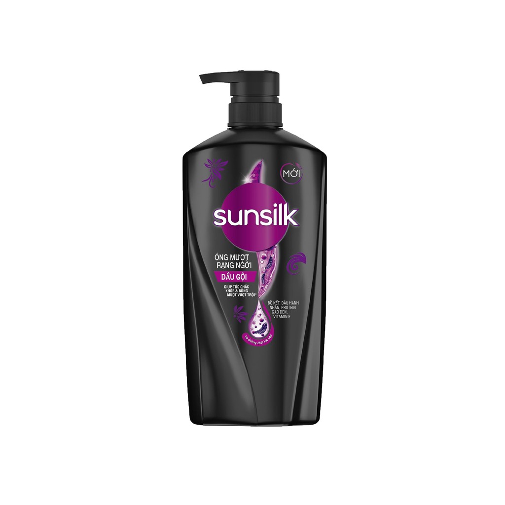 Dầu Gội Sunsilk Óng Mượt Rạng Ngời 650g-Đen