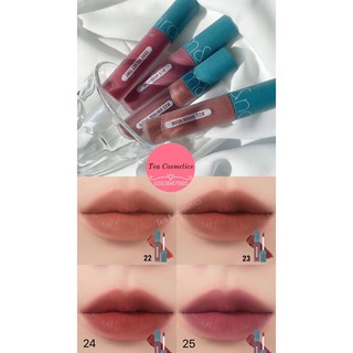 (Màu 22-23-24- 25)(Vintage Series)Son Kem Lì, Lên Màu Chuẩn, Mịn Môi Romand Zero Velvet Tint