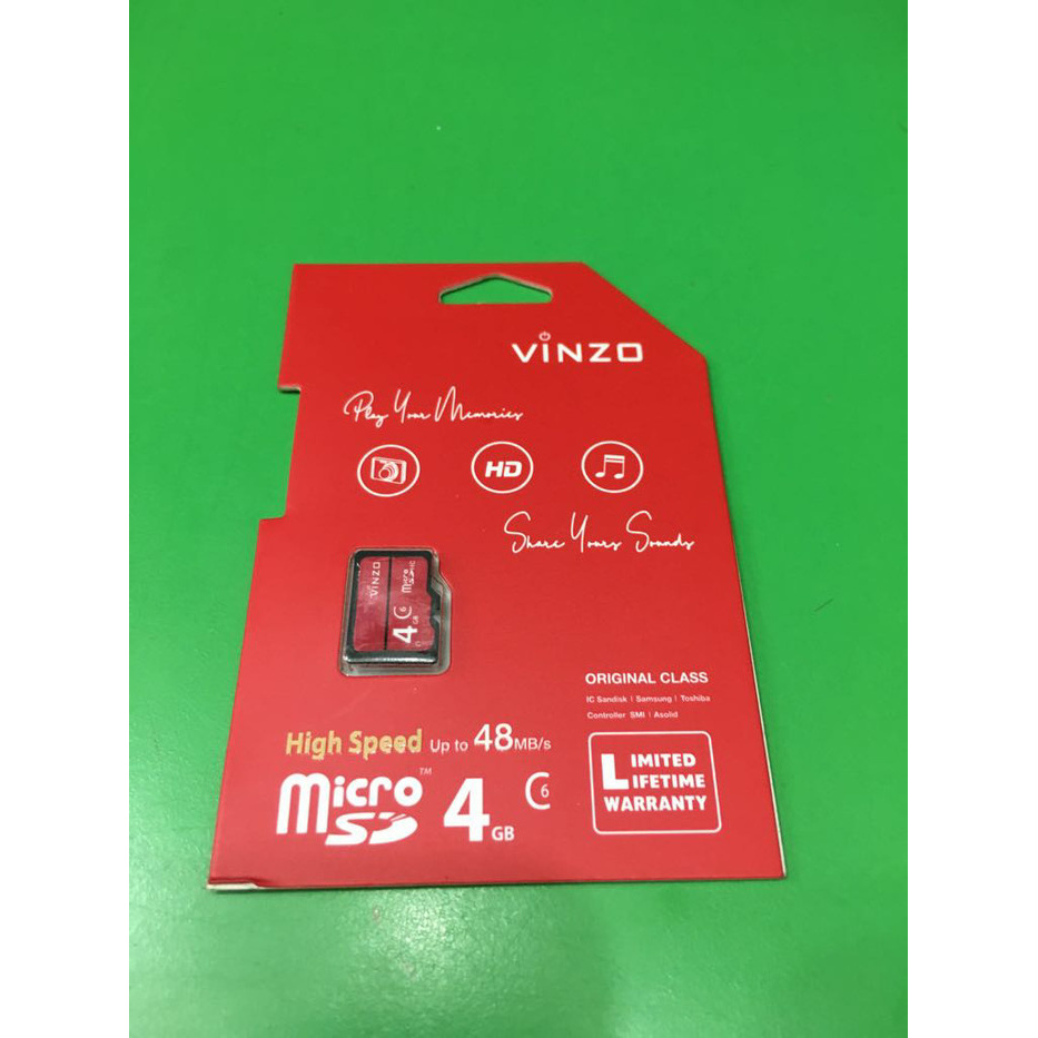Thẻ Nhớ Micro Sd Vinzo 16 Gb Class 6 | BigBuy360 - bigbuy360.vn