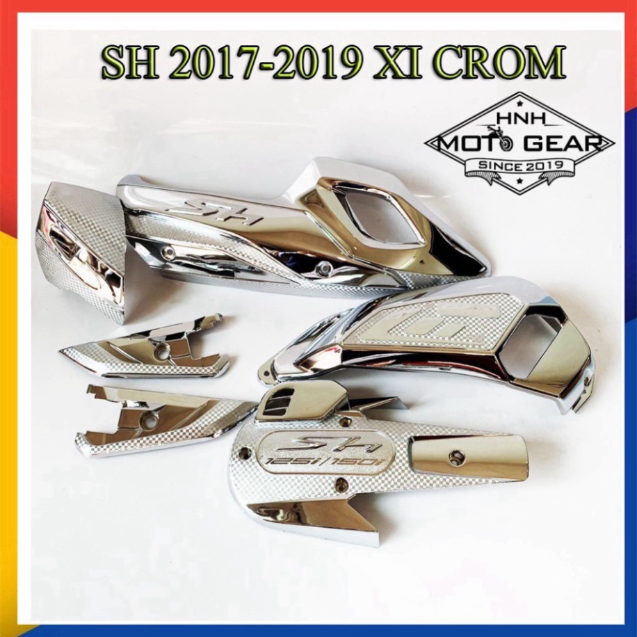 Ốp Mạ Crom Cho SH 2017 - 2021 Artista Chính Hãng