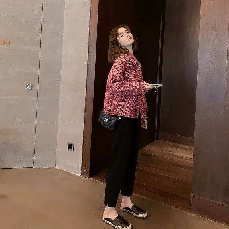 Áo khoác dạ dáng ngắn