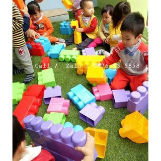 Bộ xếp hình nhập khẩu khổng lồ cho bé giúp bé tư duy suy nghĩ