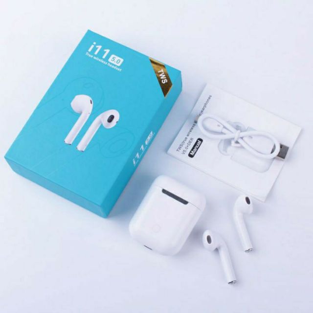 Tai Nghe Không Dây i11 - Bluetooh 5.0 Chuẩn AirPods TWS Cảm Ứng Vân Tay