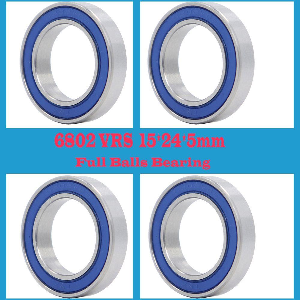 Set 4 Ổ Bi Kín Bằng Thép Chrome BERNARDO 6802 VRS MAX 6802 VRS