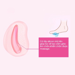 Bộ 2 miếng lót giày silicon cao cấp
