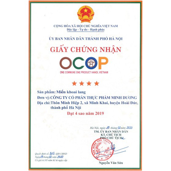 Combo 2 gói Điền Bảo Miến Khoai Lang 200g - Miến Minh Dương Chính Hãng | BigBuy360 - bigbuy360.vn