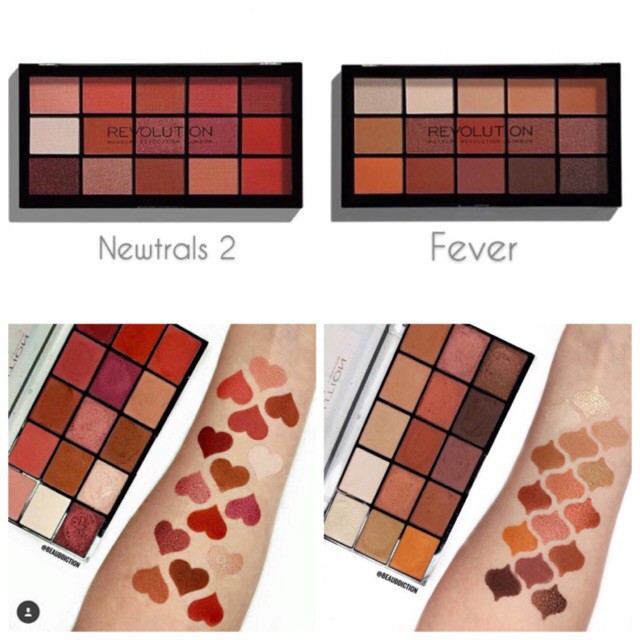 (bill uk chính hãng ) Bảng mắt Revolution Reloaded Newtral 2 Fundamental Provocative Iconic Fever