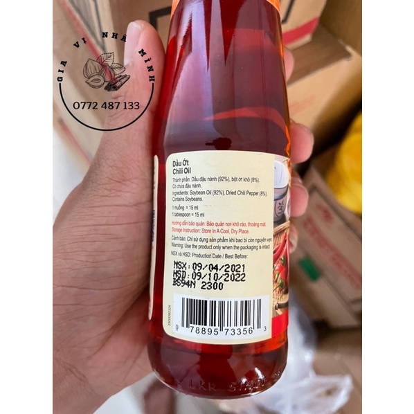 DẦU ỚT (CHILI OIL) KEE KUM KEE 207ML