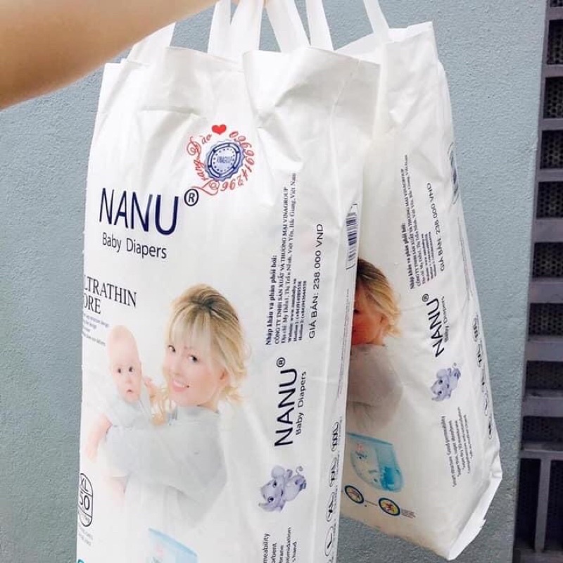 Tã/Bỉm Dán NANU ☘️FREESHIP☘️ đủ size M50/S50
