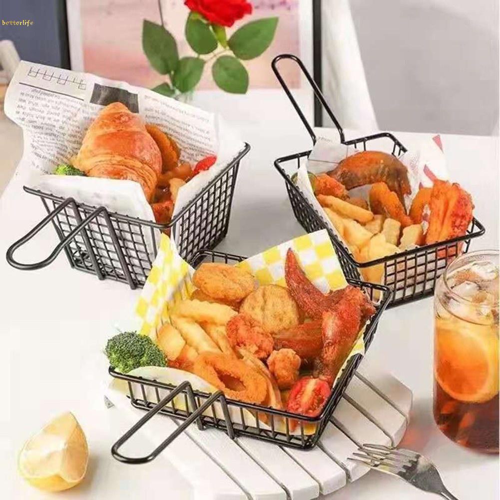 Rổ đựng khoai tây chiên bằng thép không gỉ