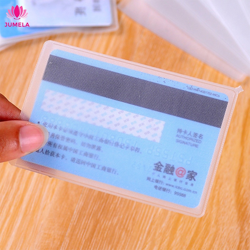 Túi đựng thẻ căn cước công dân bằng lái xe thẻ atm card visit thẻ ngân hàng trong suốt chống trầy xước JUMELA TĐ01