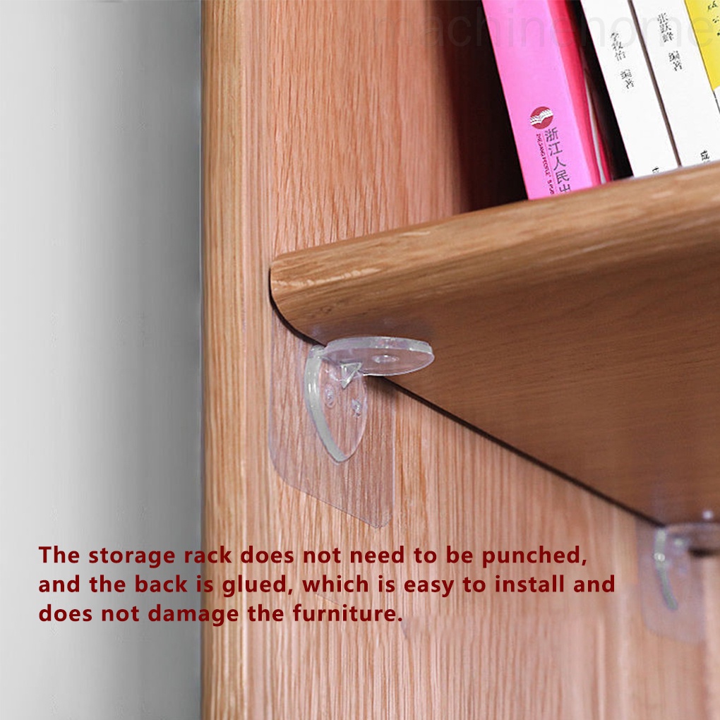 Set 4 Kẹp Treo Đồ 90 Độ Bằng Nhựa Tiện Dụng