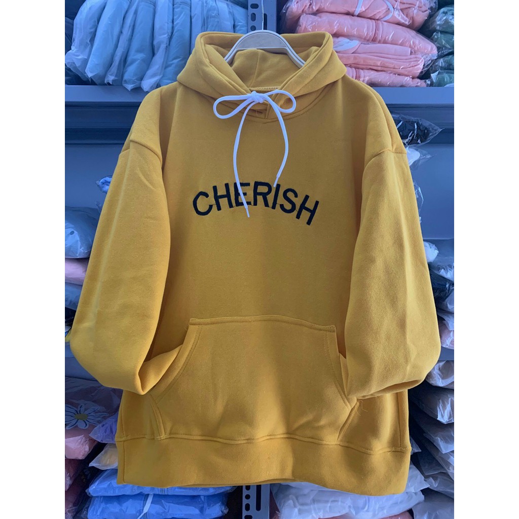 Áo Hoodie Chống Nắng  unisex ulzzang Có 5 Màu, Dành cho nam và nữ In Hình CHERICH nỉ ngoại form rộng