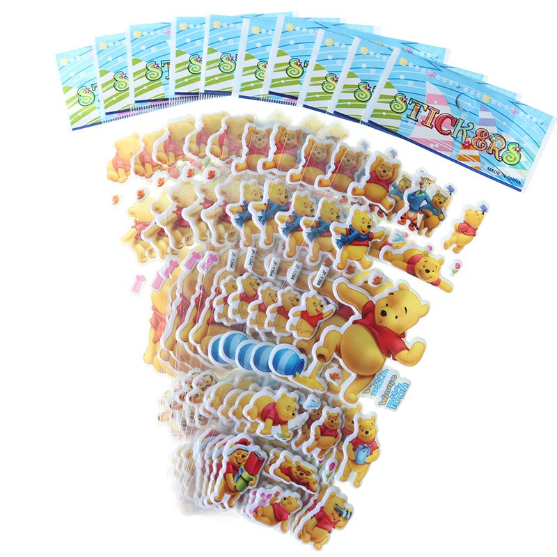 Set 10 Miếng Dán 3d Trang Trí Dễ Thương