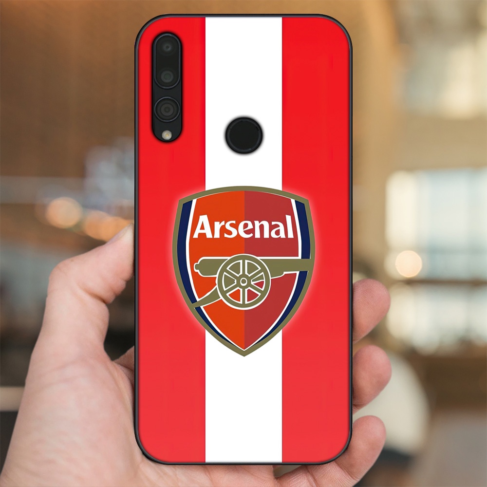 Ốp lưng Huawei Y9 Prime 2019 viền đen in hình Arsenal FC