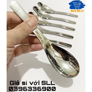 Thìa súp inox 304 thái lan nhập khẩu, Thìa phở súp inox xịn