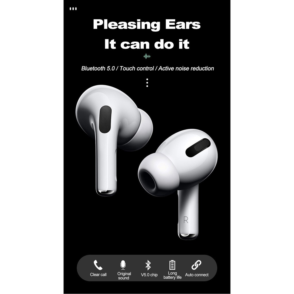 Rock Tai Nghe Không Dây Inpods 13 TWS Kết Nối Bluetooth 5.0 Màu Macaron Âm HIFI Chất Lượng Cao