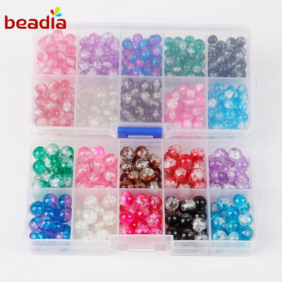 Hạt cườm Beadia bằng thủy tinh làm trang sức thủ công DIY