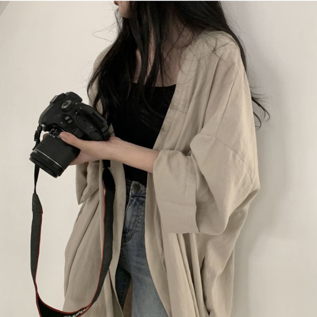 Áo Khoác Chống Nắng Dáng Rộng Thời Trang Mùa Hè Cho Nữ
