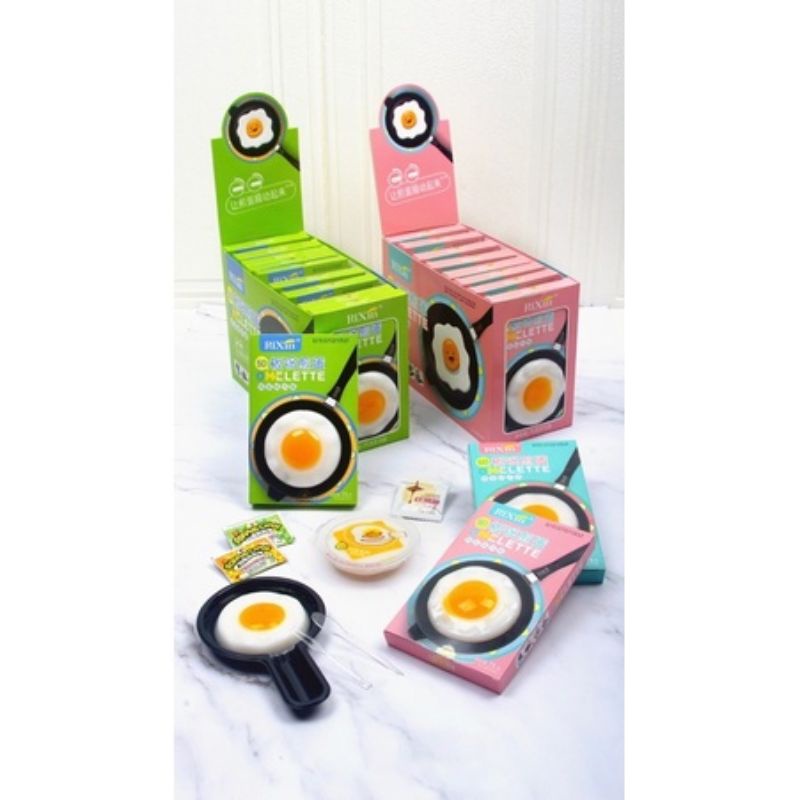 Thạch dẻo chảo trứng ốp  khổng lồ