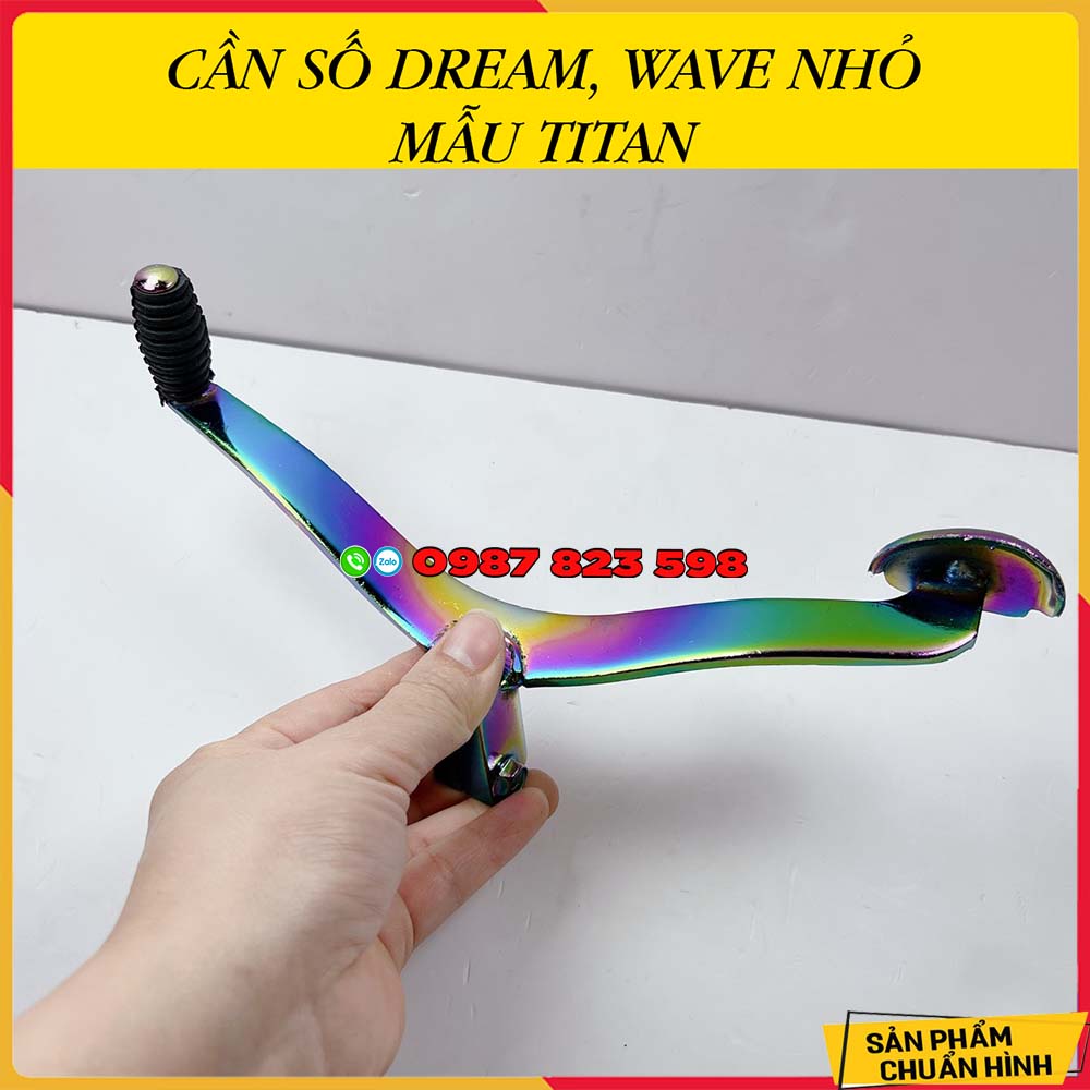 Cần Số Dream, Wave Nhỏ ( Đen tĩnh điện, inox trắng, xi titan)