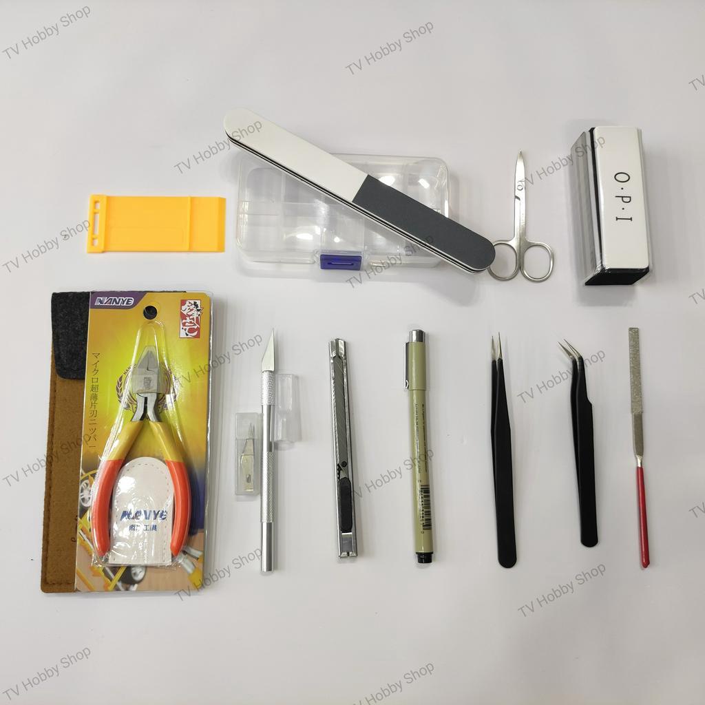 Bộ dụng cụ  12 món lắp ráp đồ chơi mô hình GUNDAM BANDAI GUNPLA