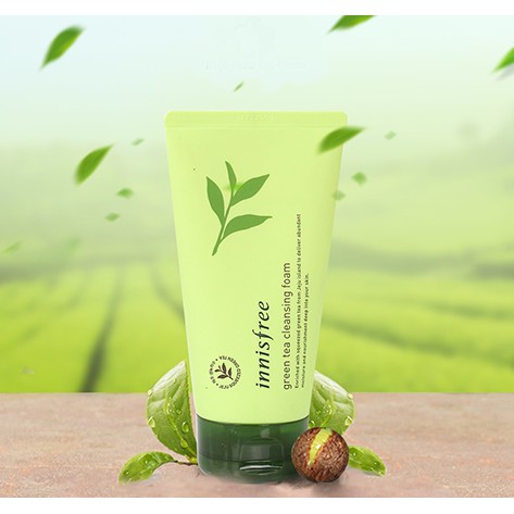 Sữa rửa mặt chiết xuất trà xanh Innisfree GREEN TEA CLEANSING FOAM