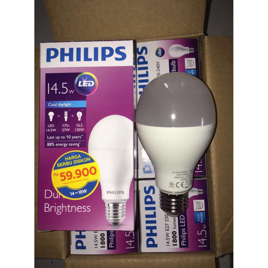 Đèn Led Philips 14.5 W 1.5w 16w Chất Lượng Cao